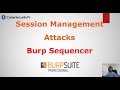 Burp Sequence |  Session Management Attacks