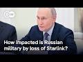 Russia admits Starlink terminals haven't been in use for two weeks | DW News