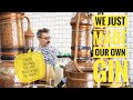 We made and distilled our own gin in China!