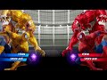 Yellow Spider-man and Venom vs Spider-man and Red Venom - MARVEL VS. CAPCOM: INFINITE