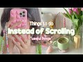 🎨THINGS TO DO INSTEAD OF SCROLLING ON YOUR PHONE! | Productivity tips✨ | Sam’s Stories