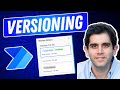 VERSIONING and DRAFTS in Power Automate cloud flows