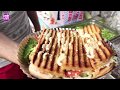 Bombay Special Sandwich - Street Food Mumbai - Indian Street Food | Veg Sandwich Step By Step