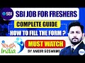 How to Fill SBI Youth for India Fellowship  Form 2026 | Complete Application Guide (Step-by-Step)