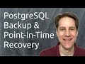 PostgreSQL Backup \u0026 Point-In-Time Recovery
