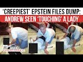 CREEPY New Epstein Files Show Andrew Mountbatten-Windsor Hovering Over and TOUCHING Woman