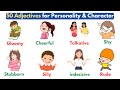 50 Adjectives to Describe Personality \u0026 Character | Adjective Words | Vocabulary