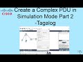 6. Create a Complex PDU in Simulation Mode