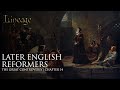 Later English Reformers | The Great Controversy | Chapter 14 | Lineage