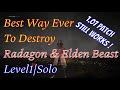 Elden Ring -  Radagon Elden Beast Boss Fight Level 1
