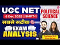 UGC NET Political Science Paper Analysis 2025 |UGC NET Political Science Exam Analysis 2025| UGC NET