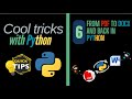 Convert DOCX to PDF \u0026 Back in Python in 90 Seconds! (Easy \u0026 Fast Tutorial)