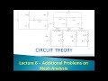Lecture 6 - Additional problems on mesh analysis