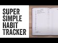 Super Simple Habit Tracker