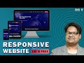 Create Responsive Website | Fast \u0026 Easy | WordPress | 100% Free | हिंदी में