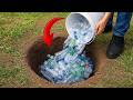 GREAT IDEA! Drop the plastic bottles into the hole you be Amazed | Inventor Holic