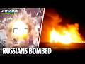 War jets BOMB Russian positions in Ukrainian forest \u0026 Putin's sanctioned tanker burns in drone hit