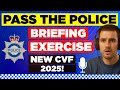 PASS THE POLICE BRIEFING EXERCISE (NEW CVF 2025)