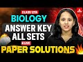 Class 12 Biology Answer key 2026 | Biology Paper Solution 2026 Set 1,2,3, 4