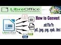 Convert .odt File to .pdf, .jpeg, .png, .epub and .html |convert odt to pdf and jpg |