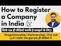 How to Register a Company in India | How to Register Startup Company in India | Company Registration