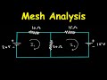 How to solve mesh analysis problems | Electrical Engineering