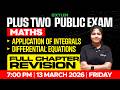 Plus Two Public Exam: Maths | Full Chapter Revision | Xylem Plus Two