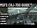 MSFS 2020 CRJ-700 Guide | Cold/Dark Startup | Flight Plan | Takeoff/Climb/Descent/Approach/Landing