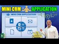 Learn How To Create This Mini CRM Application In Excel Today [Full Course + Free Download]