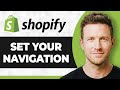 How to Set Your Shopify Navigation (2026 Guide)