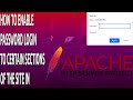 How To Set Up Password Authentication with Apache