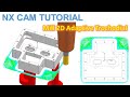 NX CAM Tutorial #22 | Mill 2D Toolpath High Speed Adaptive Trochodial