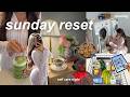 SUNDAY RESET ROUTINE: deep cleaning, self care \u0026 productive weekly prep