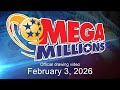 Mega Millions drawing for February 3, 2026