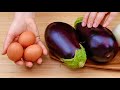 The 3 best eggplant recipes! Just add eggs to eggplant! ASMR!