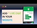 How to add Live Chat option in website | Live chat in PHP
