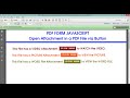 PDF Form Script to open PDF file Attachment via Button | Button works in Adobe Reader also.