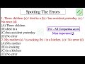 Spotting Errors practice set 3 #englishacademybydeepakkr. #ssc #competitiveexams #mts, chsl