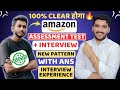 Clear Amazon Assessment Test 100%🔥| New Pattern | Amazon Interview Process | Amazon Interview Ques