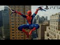 Spider-Man Remastered PS5 - Amazing Suit Free Roam Gameplay (4K 60FPS Performance RT Mode)