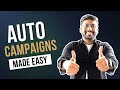 Amz Auto Campaign Strategy Explained - Learn how to run profitable auto campaigns- Amazon Ppc India