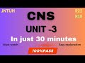 CNS UNIT3 | In just 30 minutes | 100% PASS| MUST WATCH