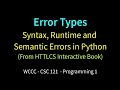Python Error Types