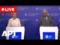 LIVE | EU Leaders Antonio Costa \u0026 Ursula von der Leyen Hold Major Press Conference in Belgium | APT