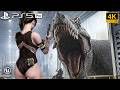 CODE VIOLET | T-Rex Dinosaur Chase Boss Fight Gameplay (PS5 PRO 4K 60FPS)