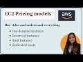 AWS EC2 PRICING(All in ONE) | On-demand, Reserved, Spot instances, Dedicated hosts