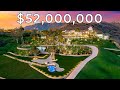 Inside a $52,000,000 Malibu MEGA Mansion with a Tennis Court \u0026 Watch Tower!
