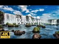 FLYING OVER BRAZIL (4K UHD) - Relaxing Music Along With Beautiful Nature Videos - 4K Video HD