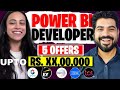 How she became Power BI Developer 😲 and earning 💸💸 LPA (without Coding)
