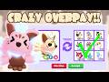Trading NEON Latte Kitsune for CRAZY OVERPAY! | Adopt Me Sugarfest Update Week 3 Roblox | Riivv3r